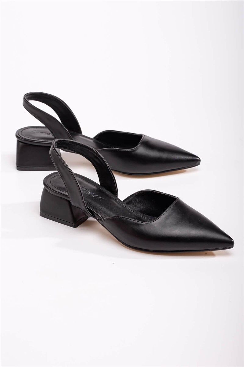 Women's Heeled Sandals - Black #370767
