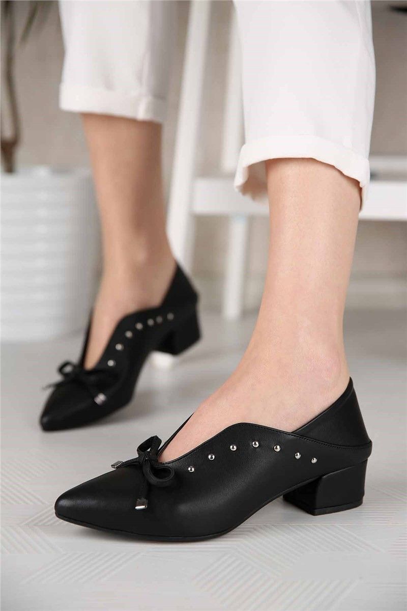 Women's Heeled Shoes - Black #299665