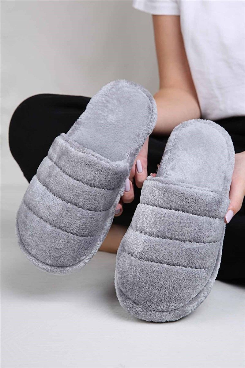 Modatrend Women's Slippers - Grey #316788