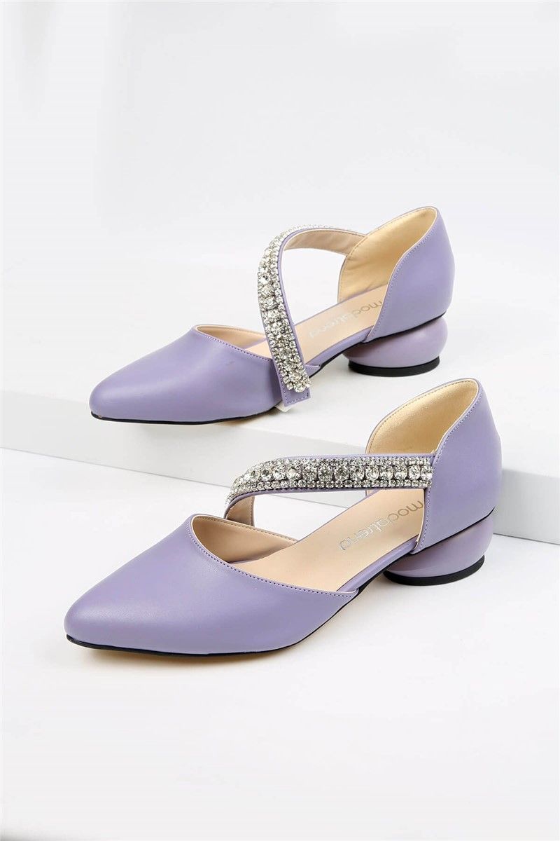 Women's casual shoes - Light purple #328588