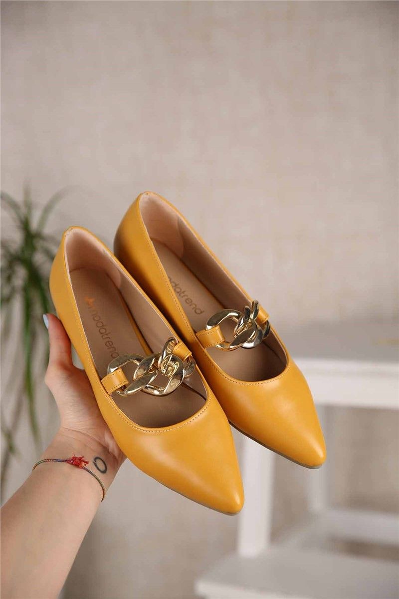 Women's Shoes - Mustard #302263