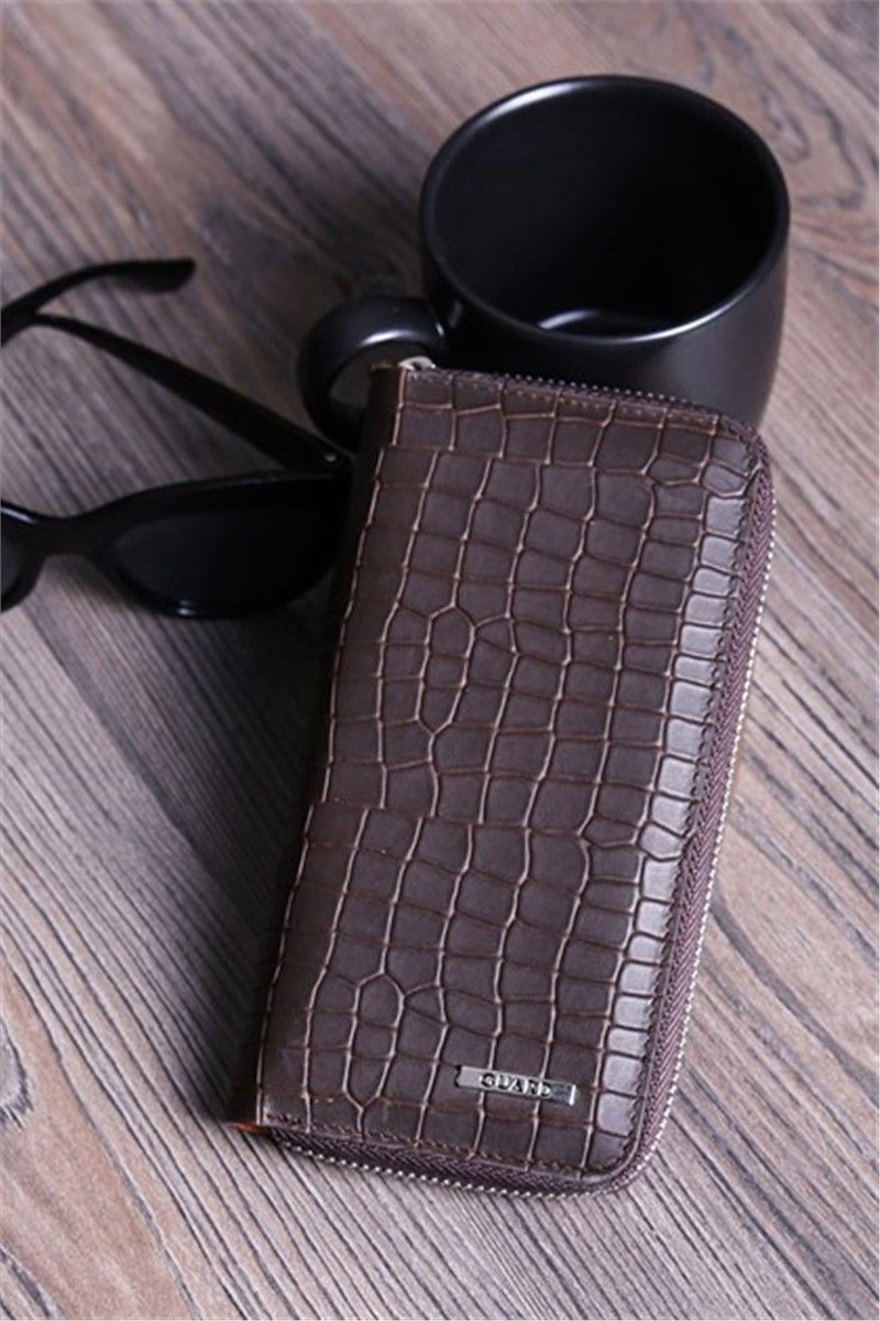 Men's Leather Wallet - Brown #306213
