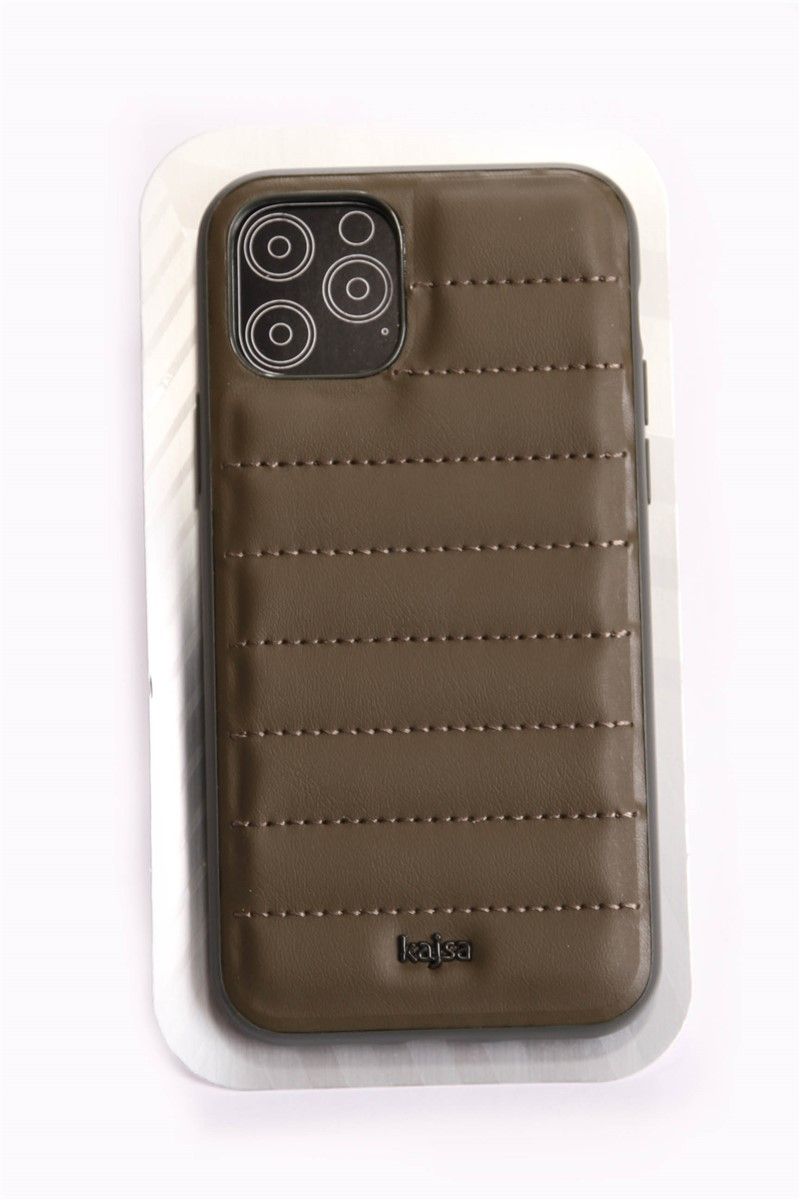 Leather case iPhone 11 Pro Max dark green 734285