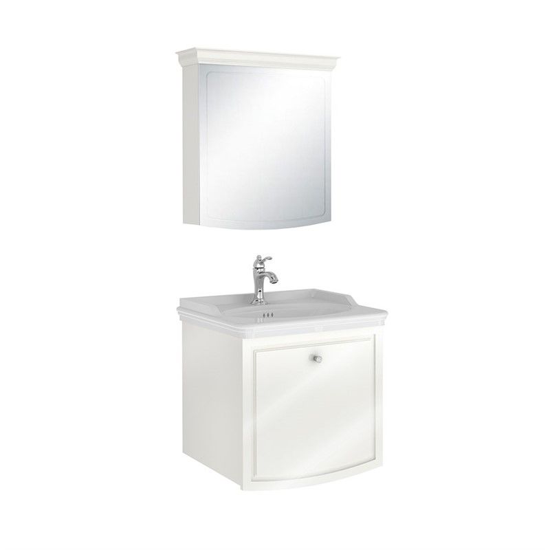Kale Arte Plus Bathroom Cabinet 65 cm - White #343452