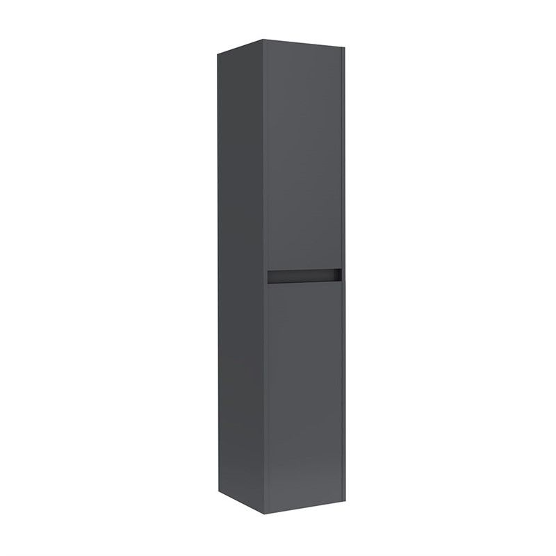 Kale Idea 2.0 Tall bathroom cabinet 40 cm - Glossy Anthracite #343548