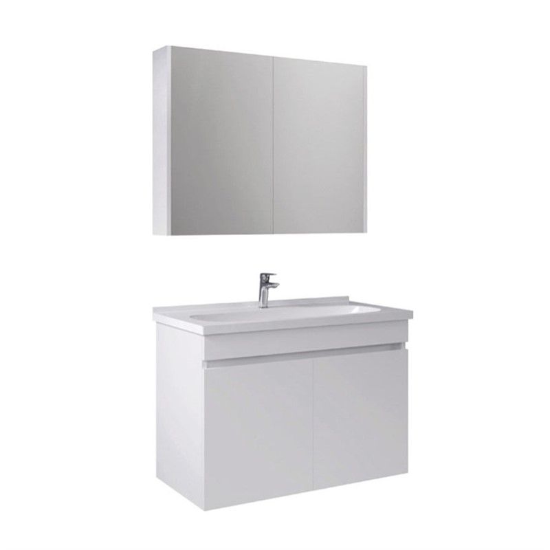 Kale Krea Bathroom Cabinet 80 cm - White #343584