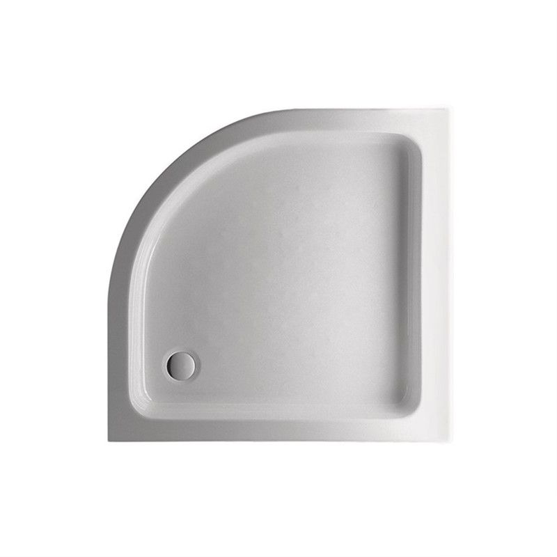 Kale Mare Oval shower tray 90x90 cm - White #335768