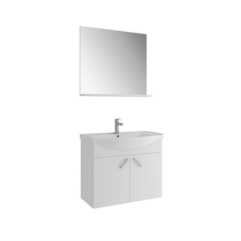 Kale Milena Bathroom Set 80 cm - White #349852