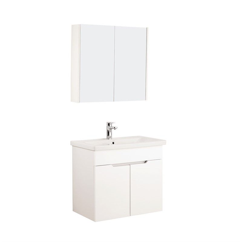 Kale Stora Bathroom Cabinet Set 80 cm - White #336140