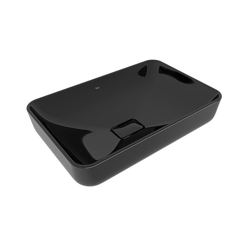 Kale Zero 2.0 Rectangular Countertop Sink 60cm - Black #343142