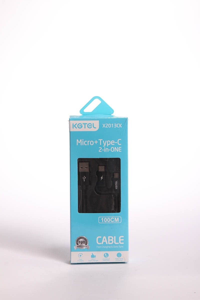 KGTEL 2 in 1 fast charging cable 734287