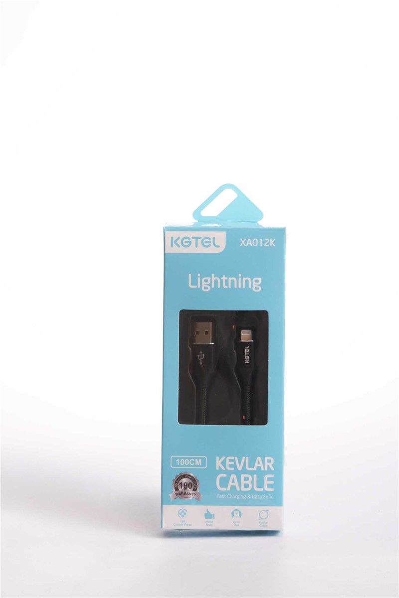 KGTEL Lightning cable Black 734297