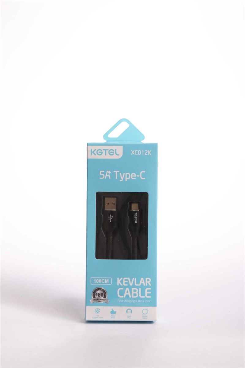 KGTEL Type C kabel crni 734296