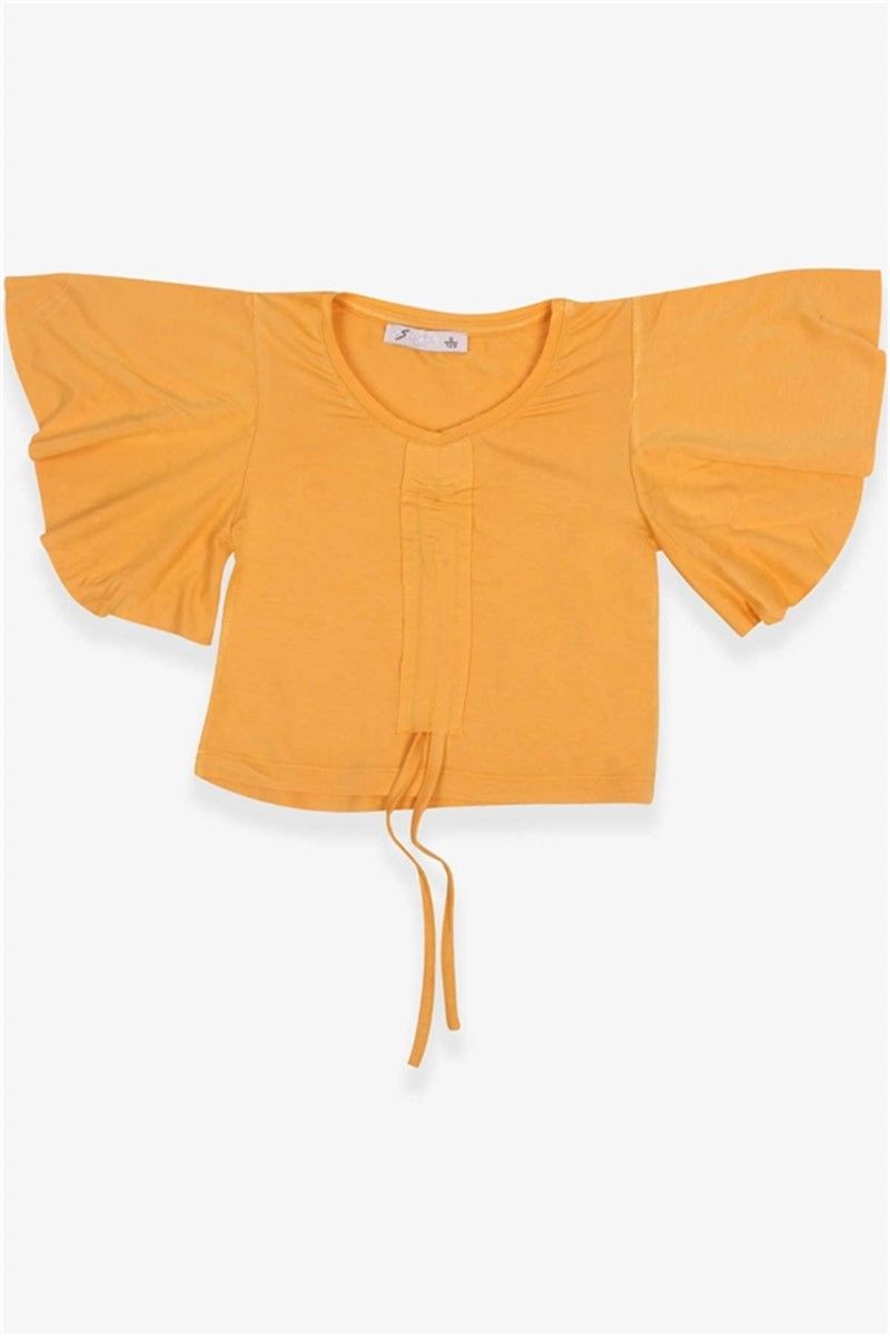 Children's blouse for a girl - Color Mustard #379500