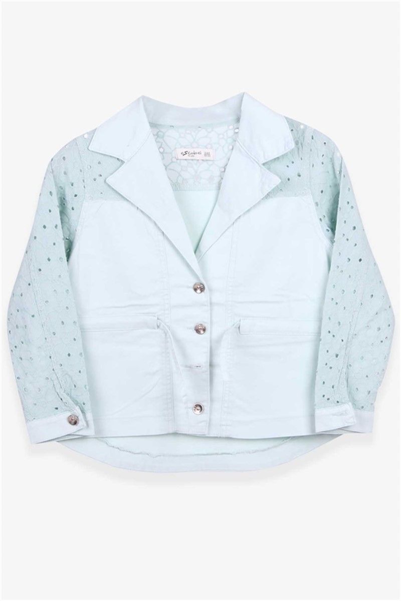Children's jacket for girls - Color Mint #379434