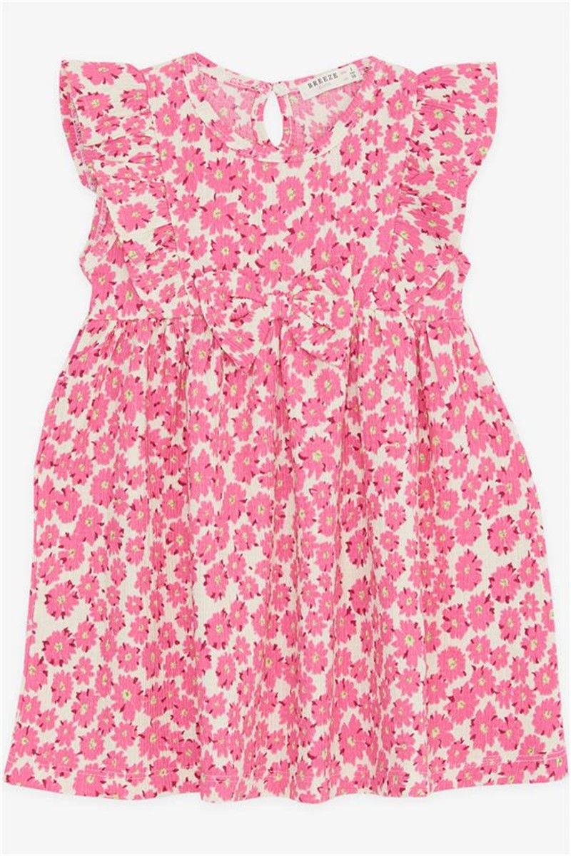 Children's dress with a pattern - Pink #381177
