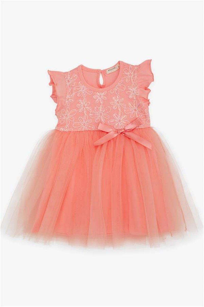 Children's sleeveless dress - Color Salmon #381164