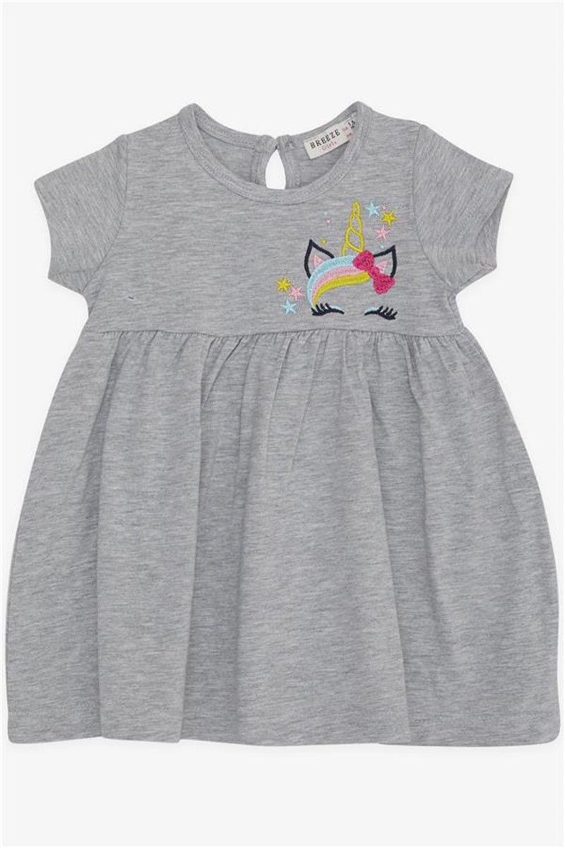 Children's Dress - Gray Melange #380779
