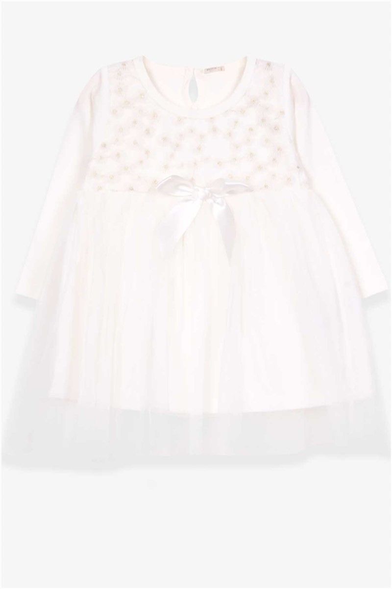 Children's dress for a girl - Ecru #379797