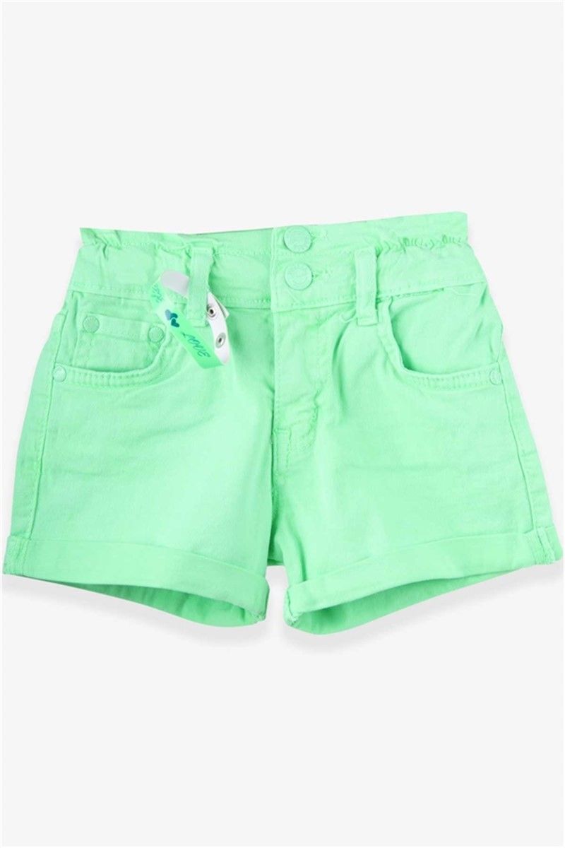 Children's shorts for a girl - Green #379529