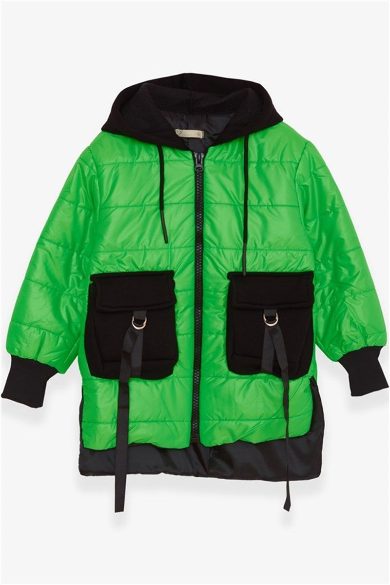 Dječja jakna za djevojčice - zelena #379964