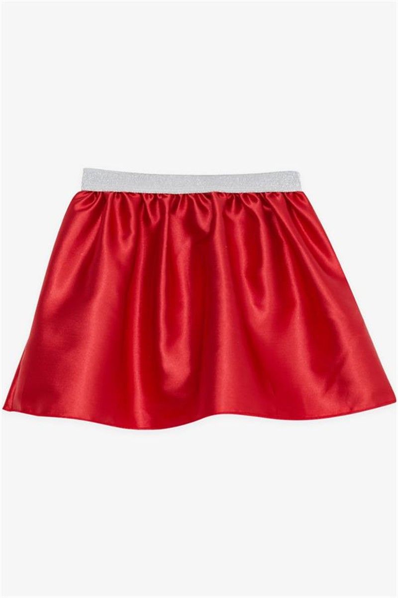 Children's satin skirt - Red #383987