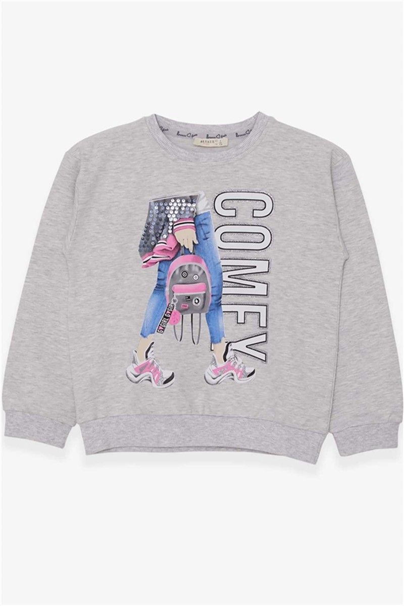 Children's sweatshirt for girls - Gray #379756