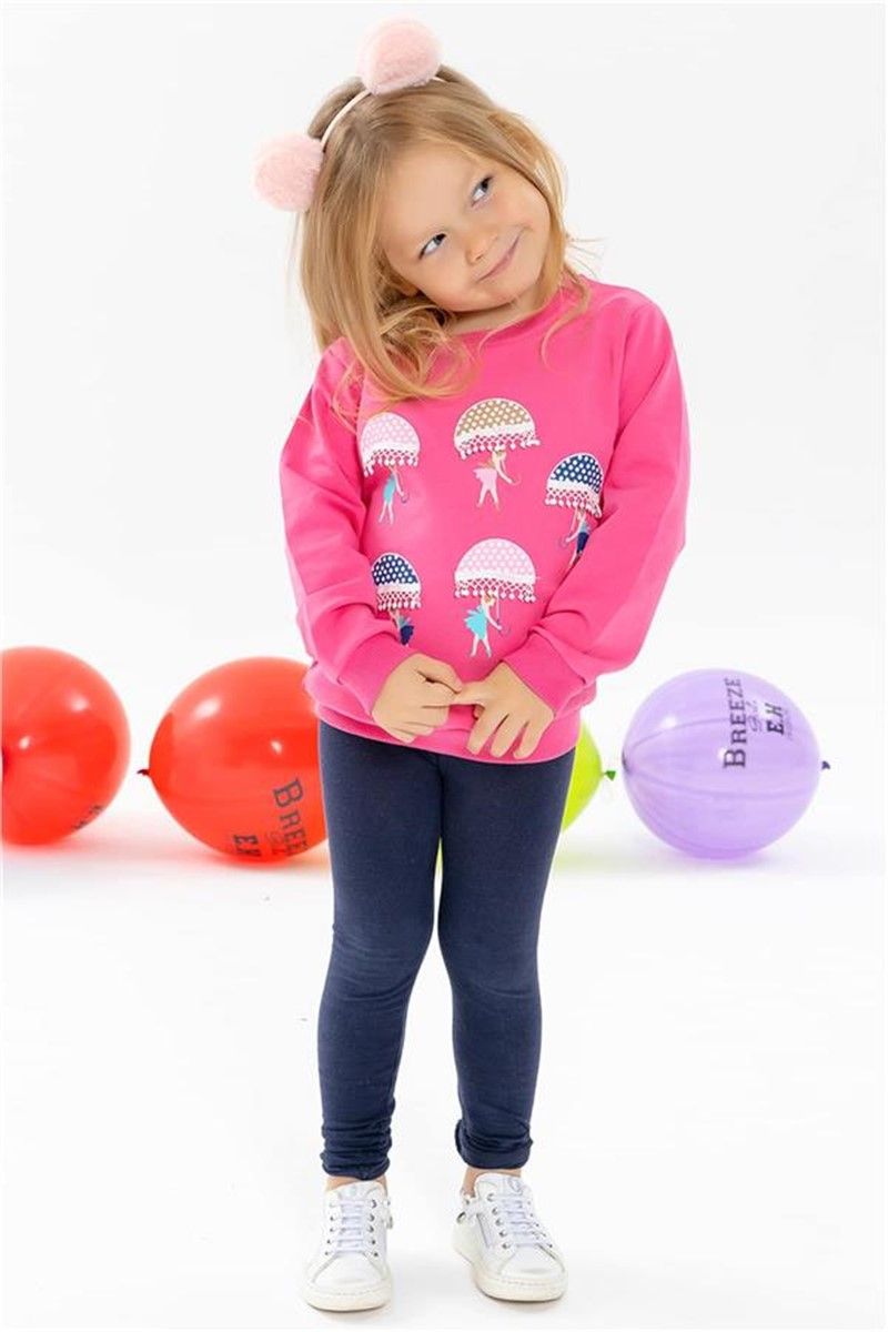 Children's sweatshirt for girls - Pink #379628