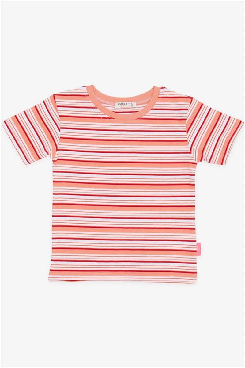 Children's t-shirt for a girl - Color Salmon #381316