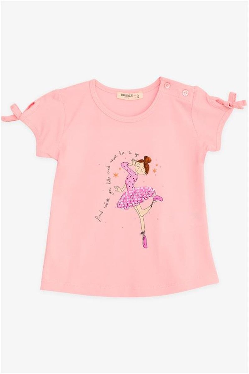 Children's t-shirt for girls - Pink #381234