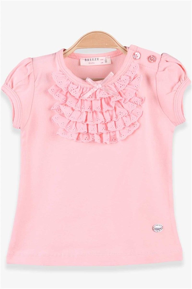 Children's t-shirt for a girl - Color Salmon #378567