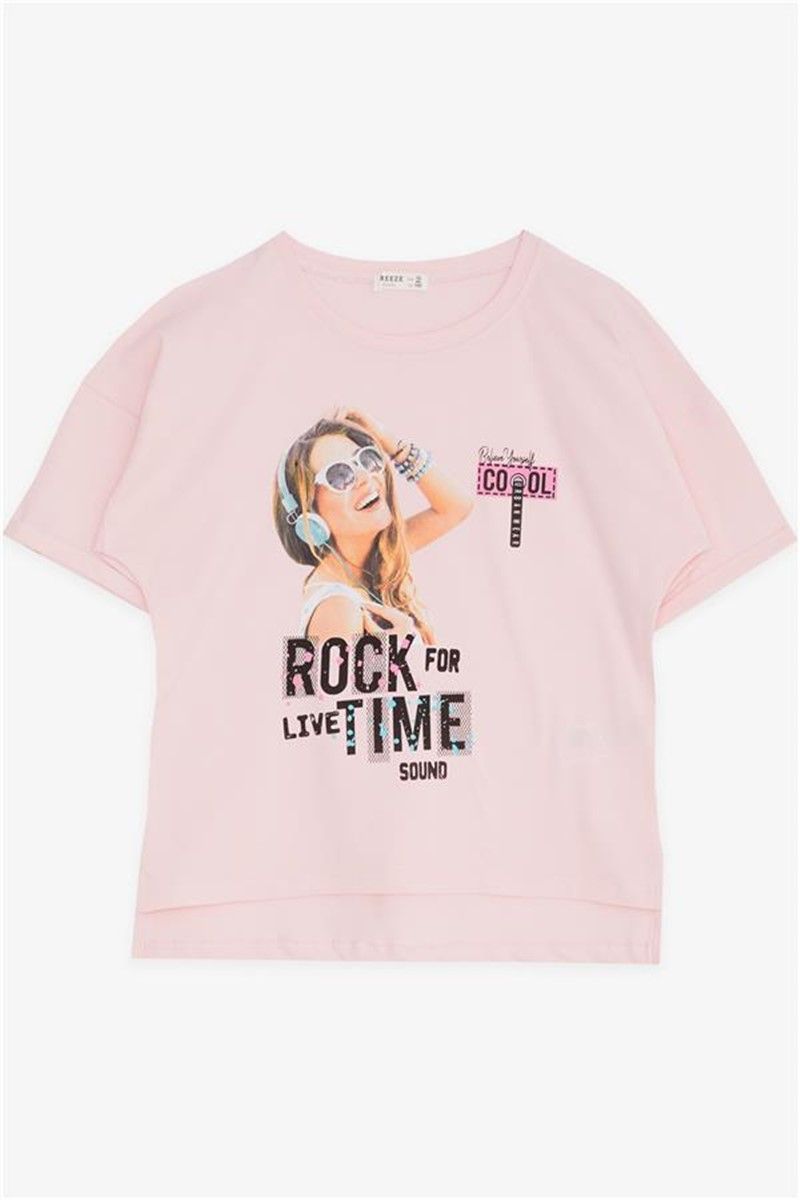 Children's t-shirt for girls - Pink #381426