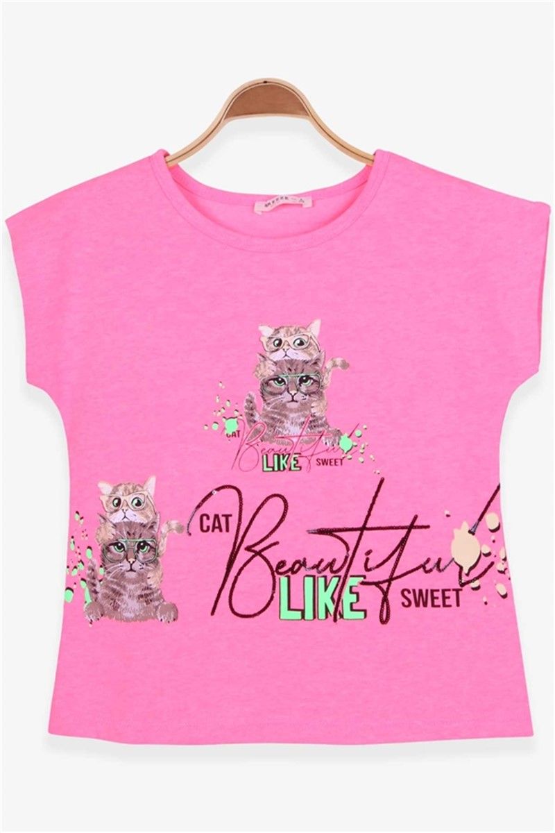 Children's t-shirt for girls - Pink #379286