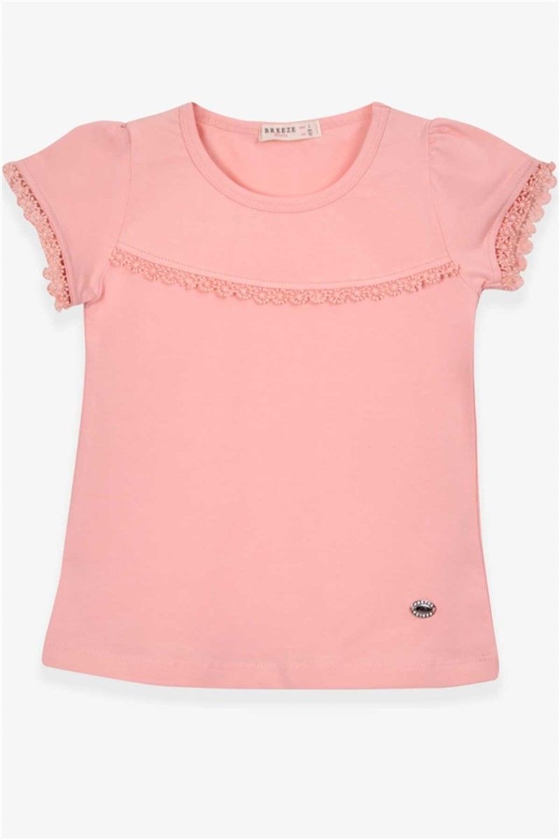 Children's t-shirt for a girl - Color Salmon #379464