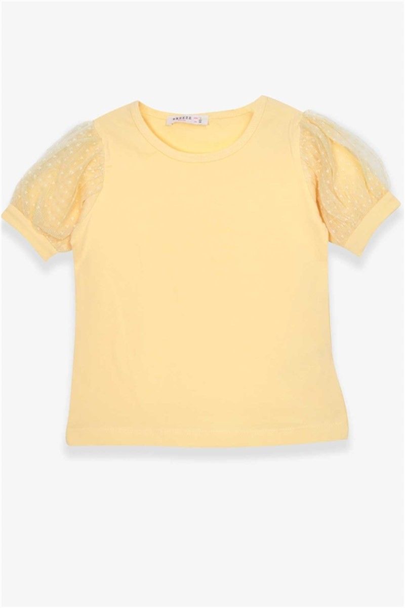 Children's t-shirt for girls - Yellow #379244
