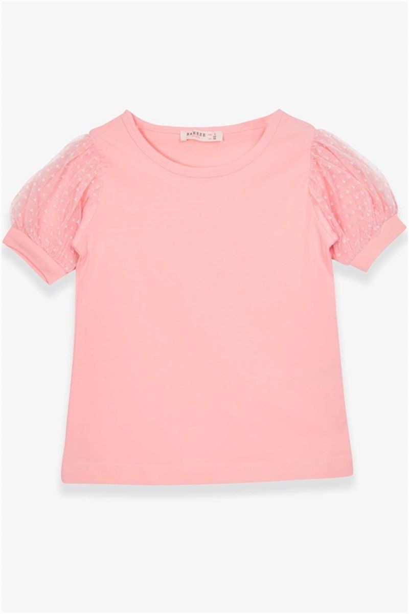 Children's t-shirt for a girl - Color Salmon #379245