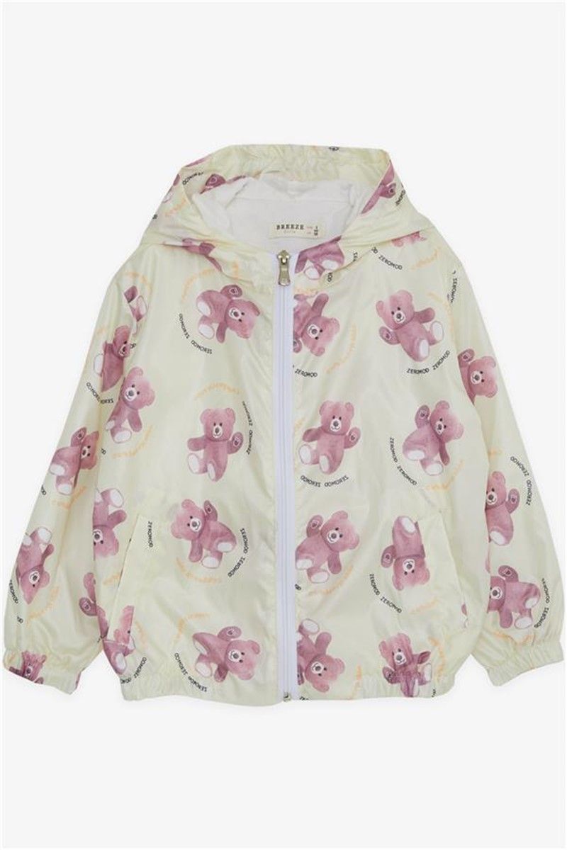 Children's raincoat for girl - Cream #381305