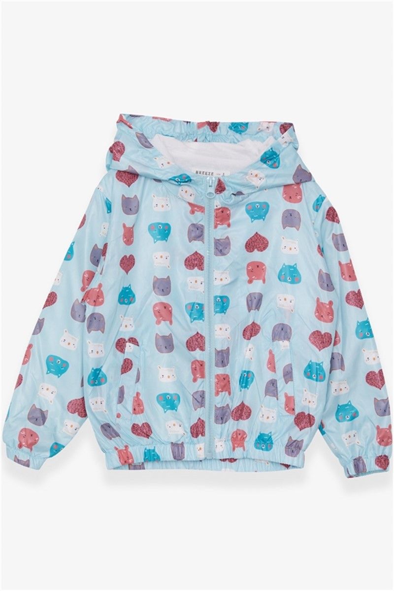 Children's raincoat for girl - Blue #379790