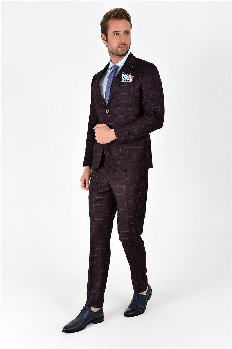 Men's suit - Bordeaux #268127