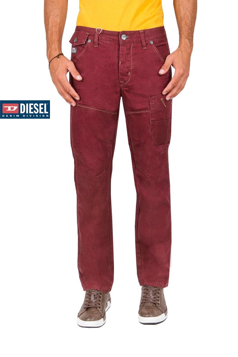 Diesel Men's Jeans - Burgundy #J4140MT