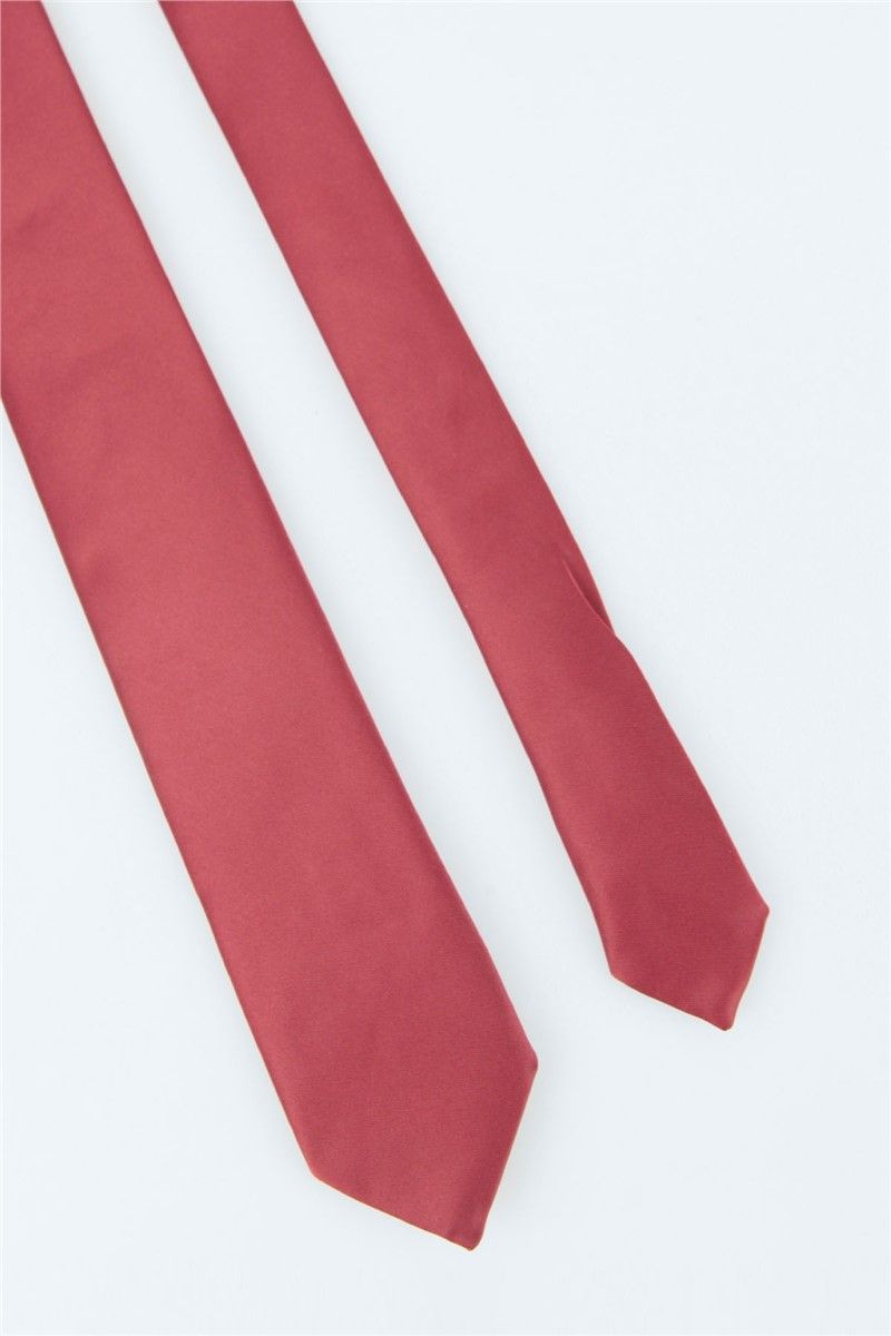 Σατέν γραβάτα - Μπορντό # 269264