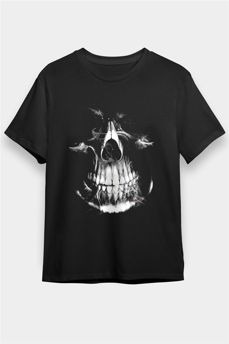 Unisex Print T-Shirt - Black #375582