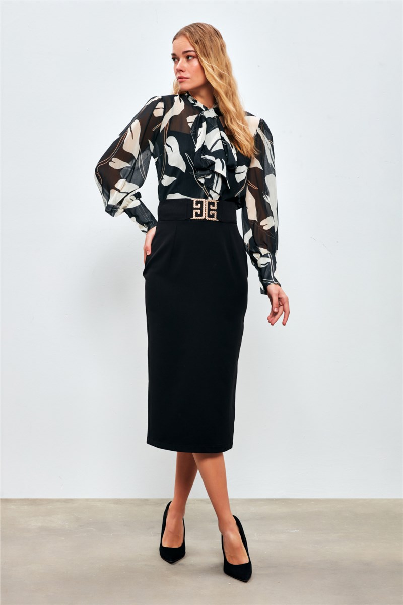 Fustă mulată de damă - neagra #411333