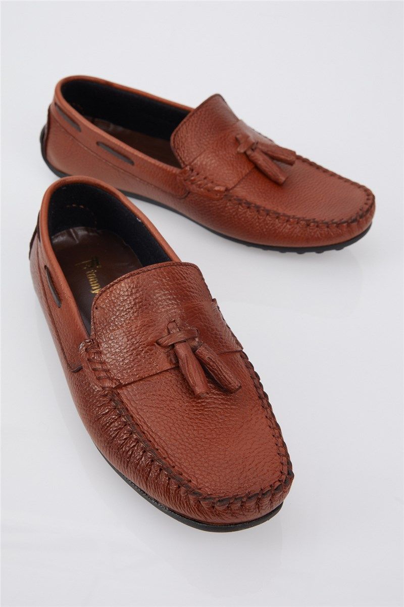 Men's genuine leather loafers - Taba #401372