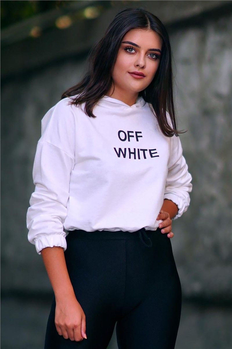Madmext Women's Sweatshirt - White #289707