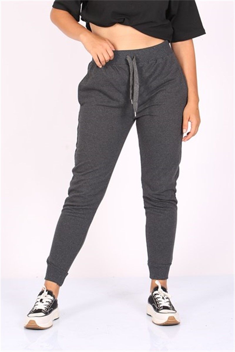 Pantaloni sportivi da donna MG1201- grigio scuro # 309155