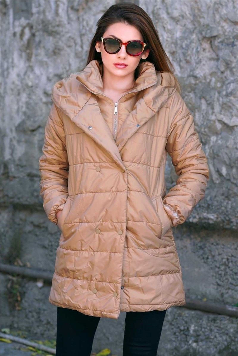 Women's jacket MG801 - Beige 290053