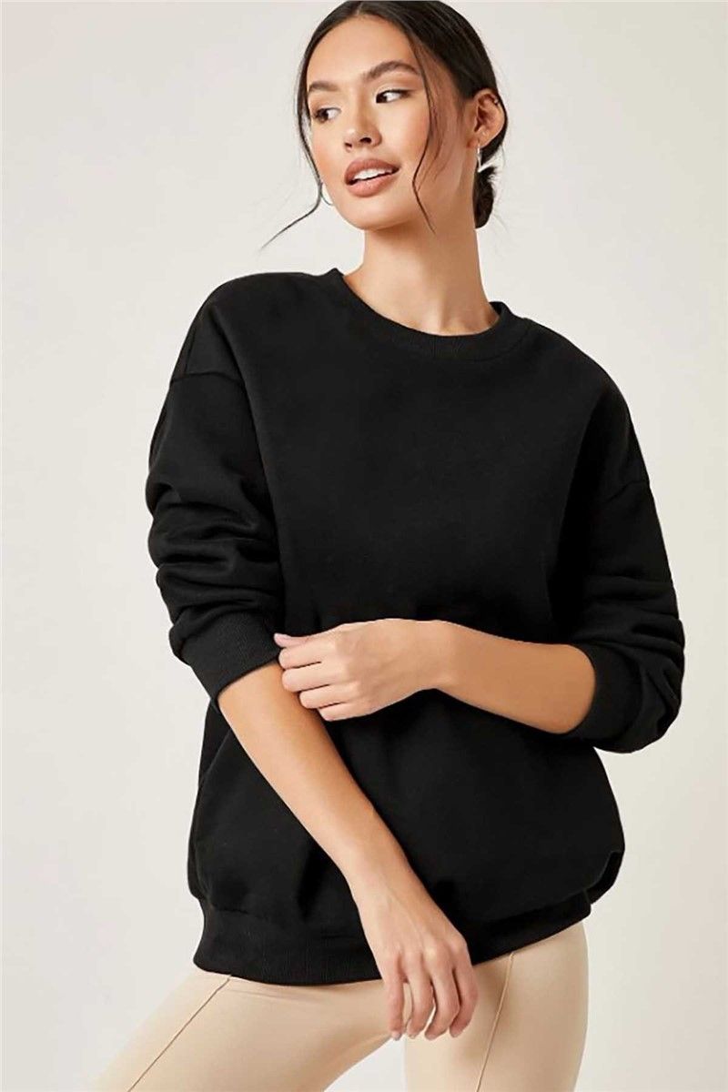 Madmext Women's Sweatshirt - Black #290124