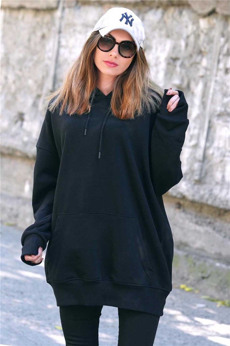 Madmext Women's Sweatshirt - Black #289708
