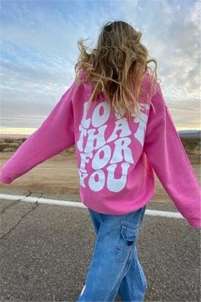 Women's sweatshirt - MG1220 Pink # 311437